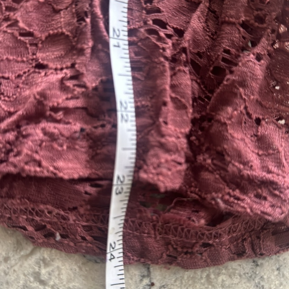 Rue 21 dress Small Sundress burgundy - Picture 9 of 9